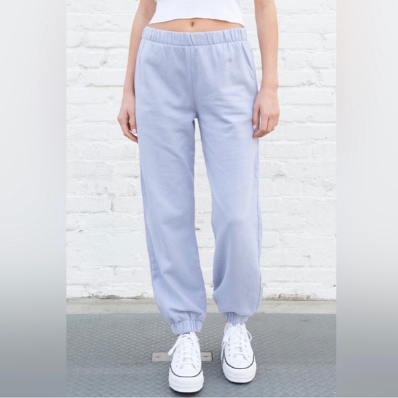 Brandy Melville Pants - Brandy Melville Light Blue Sweatpants